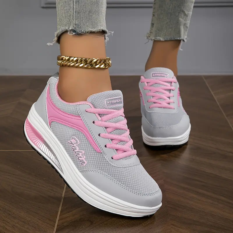 Orthopedische Sneakers Voor Dames Met Comfortabele Zool En Veters