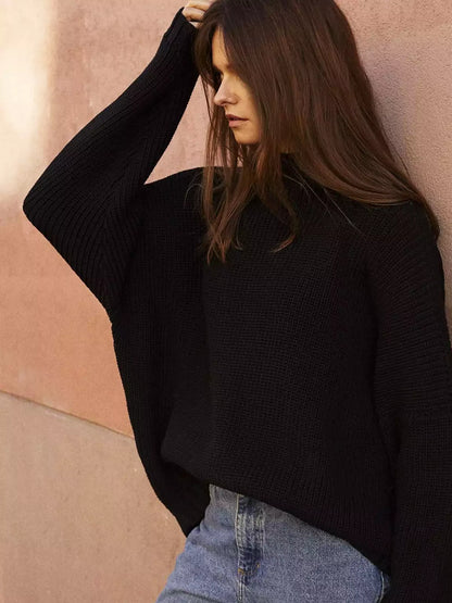 Oversized Gebreide dames Set met Mini Rok en Trui