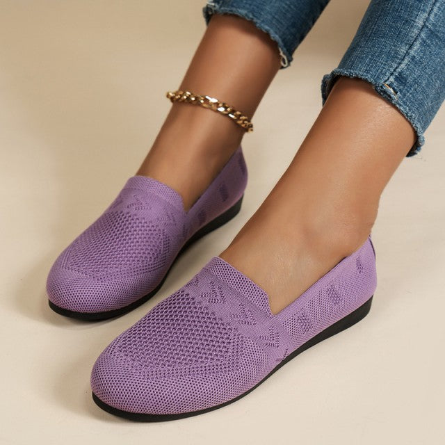 Lightweight Slip-Ons with Breathable Mesh for Women