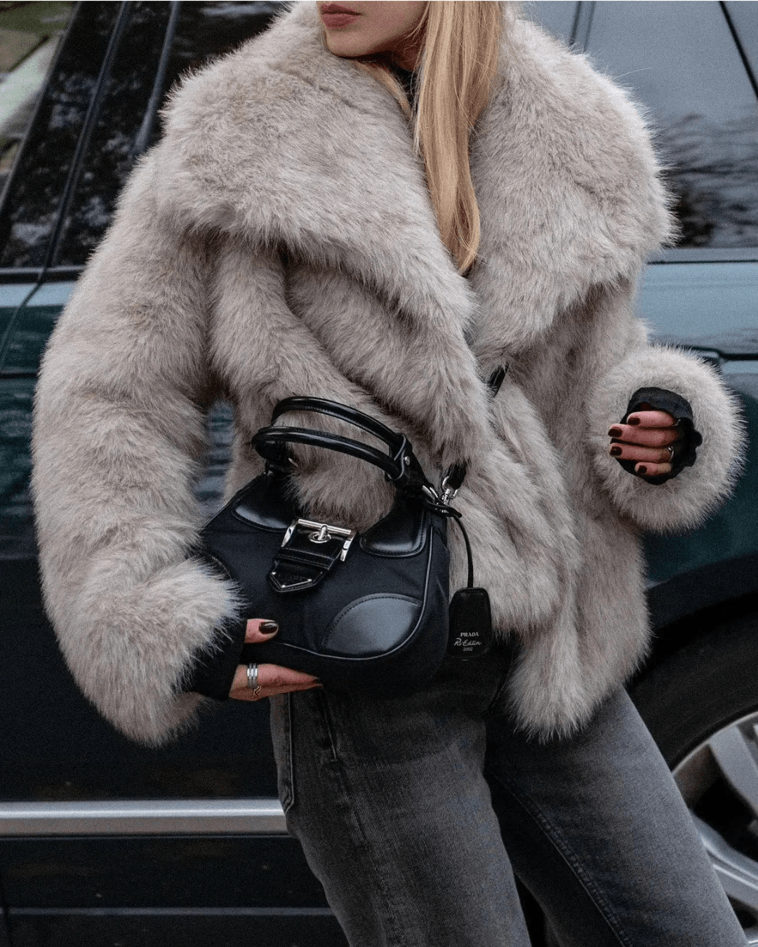 Luxe zachte oversized winterjas voor dames van faux fur