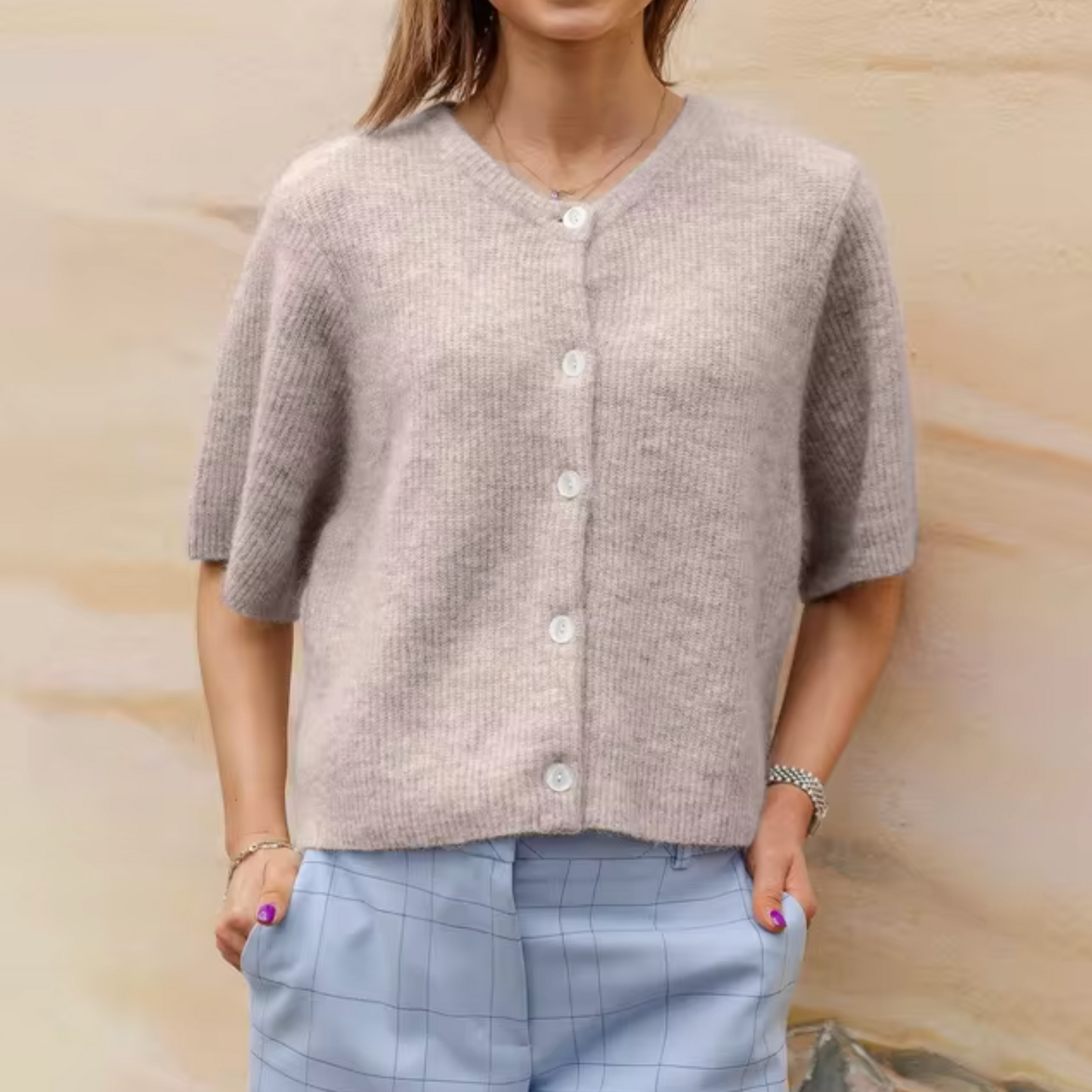 Elise - Vest met korte mouwen