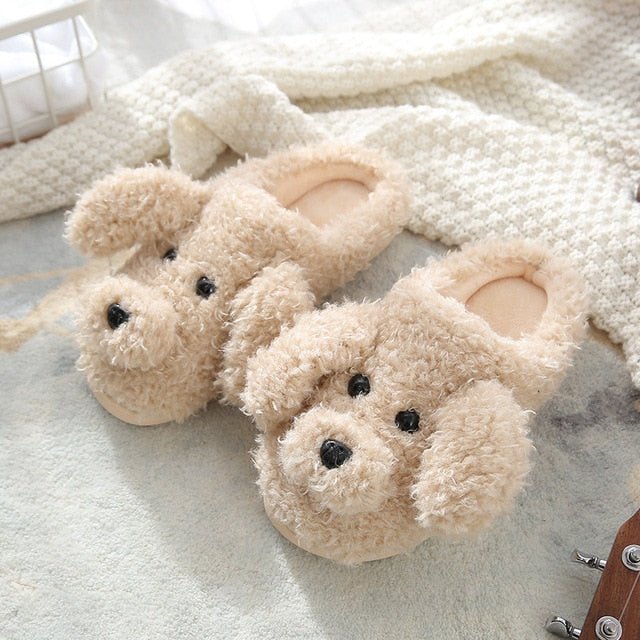 Schattige Warme Dieren Pantoffels Met Zachte Voering