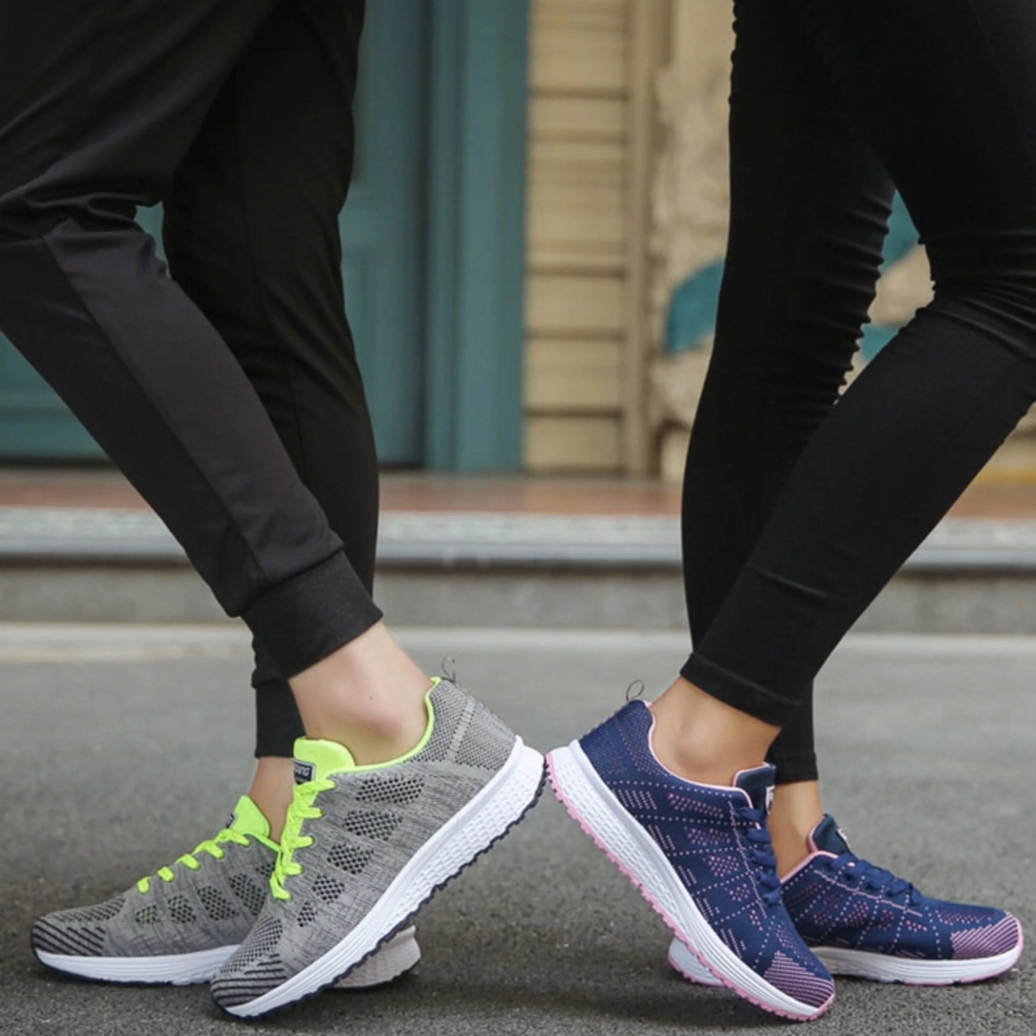 Baskets en mesh sportives pour femmes pour la course à pied et la marche