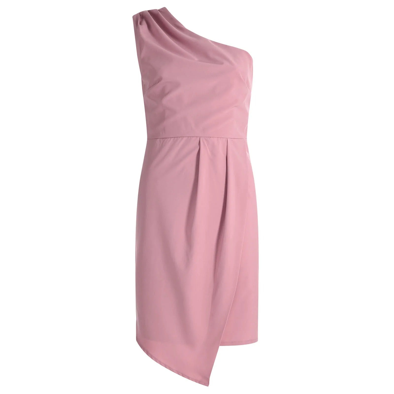 Sofie - One shoulder zomerjurk met tailleband