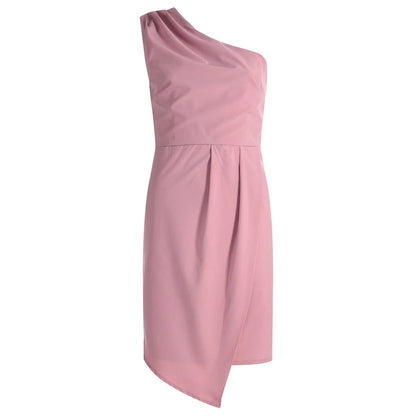Sofie - One shoulder zomerjurk met tailleband