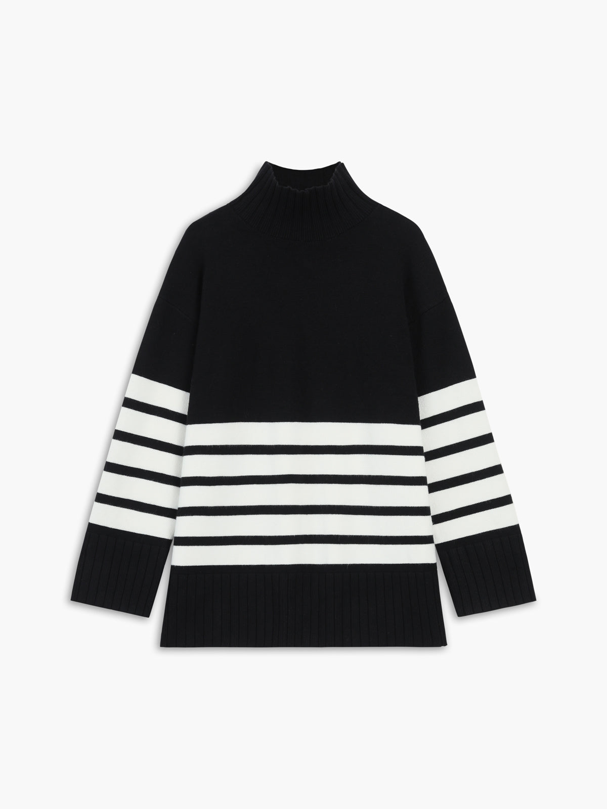 Zachte Winter Vrouwen Sweaterjurk met Col