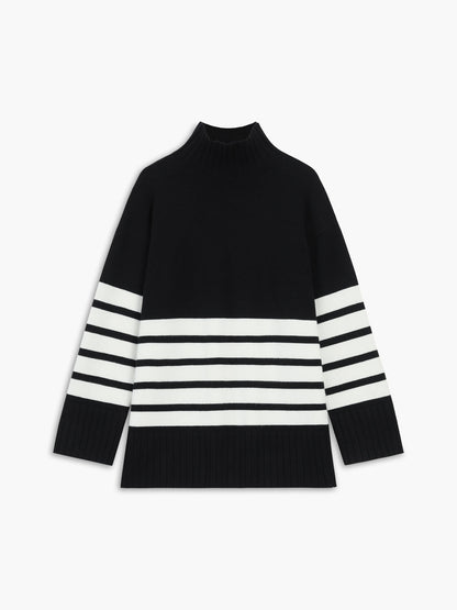 Zachte Winter Vrouwen Sweaterjurk met Col