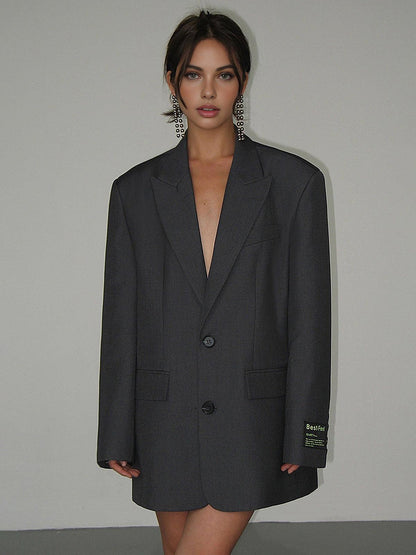 Fay - Klassieke oversized blazer met tijdloos ontwerp