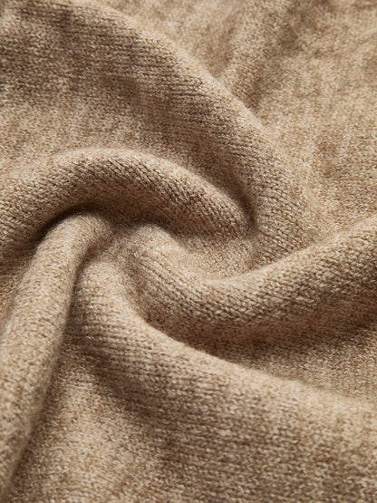 Zachte Dames Gebreide Lounge Set met Col en Relaxte Pasvorm