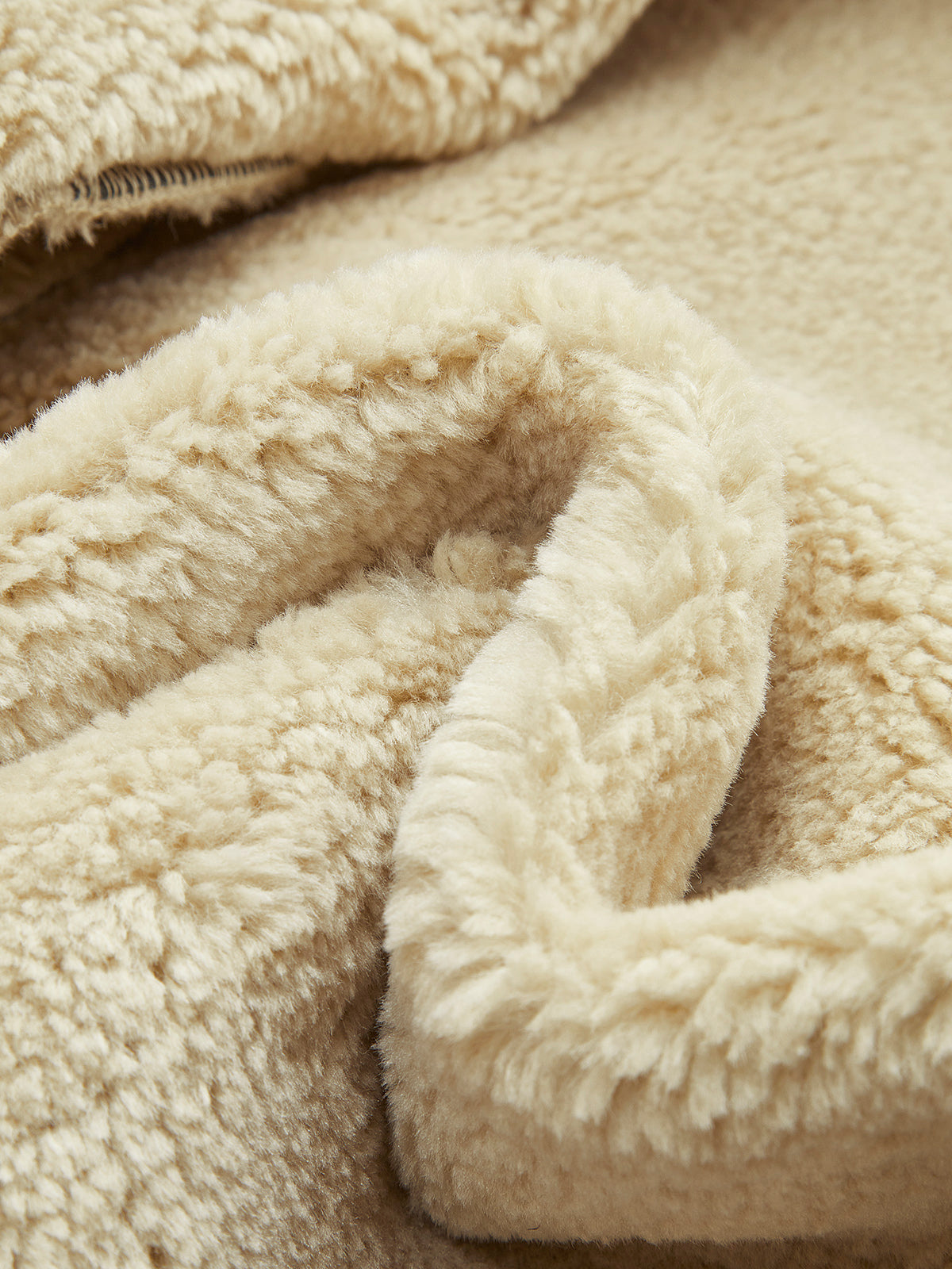 Vrouwen Leren Winterjas Zachte Teddyvoering Kort Model