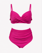 Push Up Bikini Met Hoge Taille Voor Dames Met Tummy Control