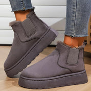 Women's Warm Winter Lined Boots with Anti-Slip Sole