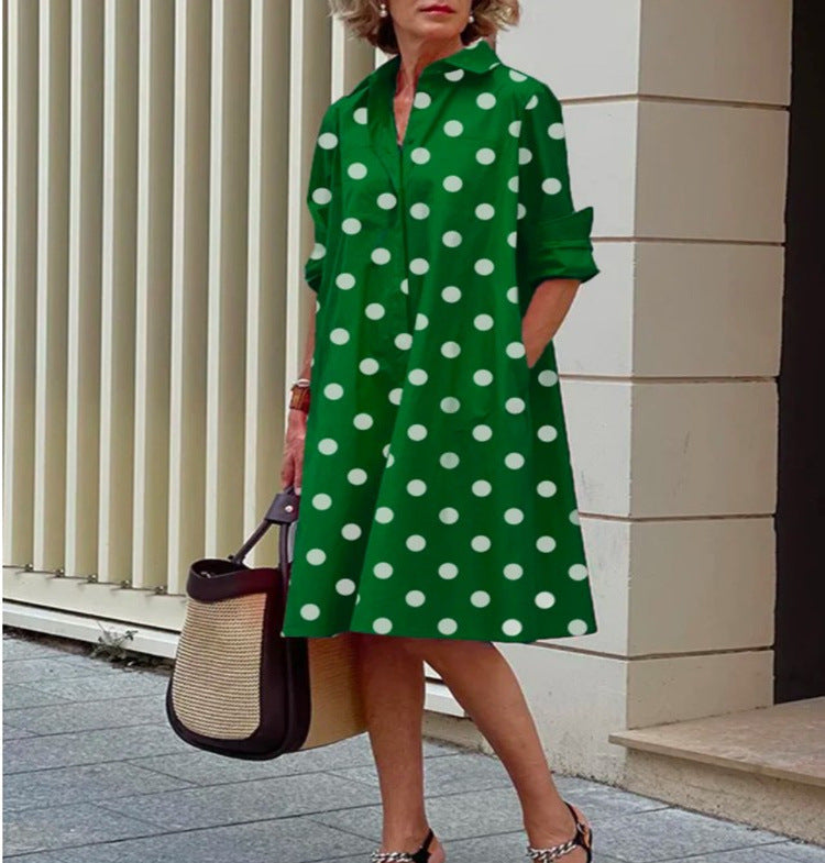 Laraine - Robe maxi avec volants et manches bouffantes