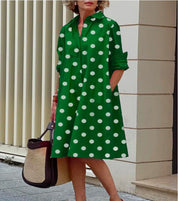 Laraine - Robe maxi avec volants et manches bouffantes
