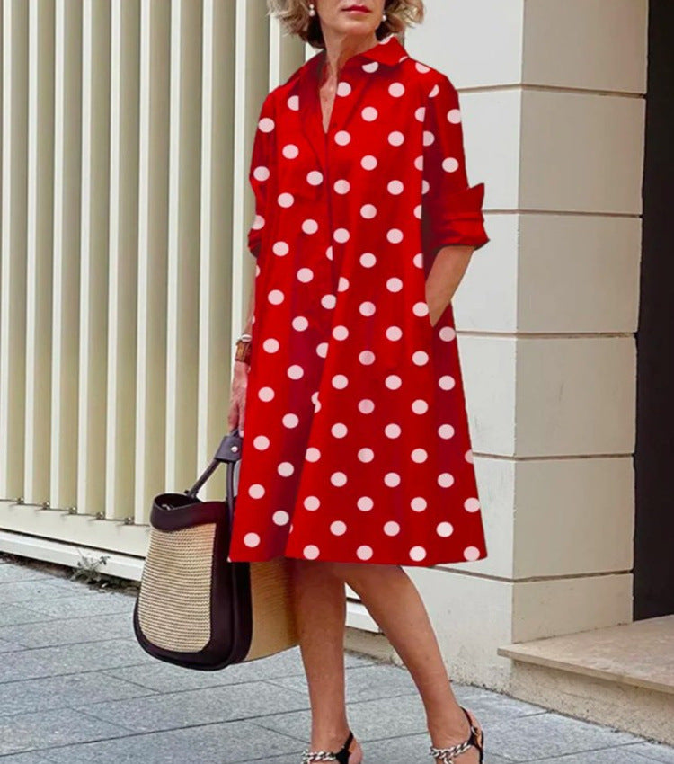 Laraine - Robe maxi avec volants et manches bouffantes