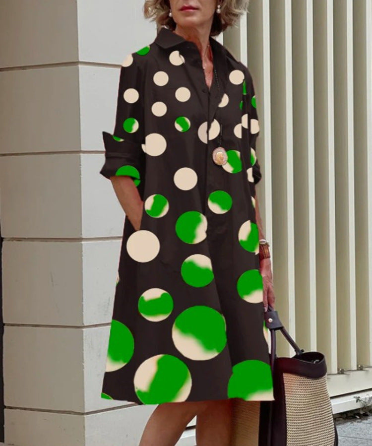 Laraine - Robe maxi avec volants et manches bouffantes
