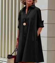 Laraine - Robe maxi avec volants et manches bouffantes