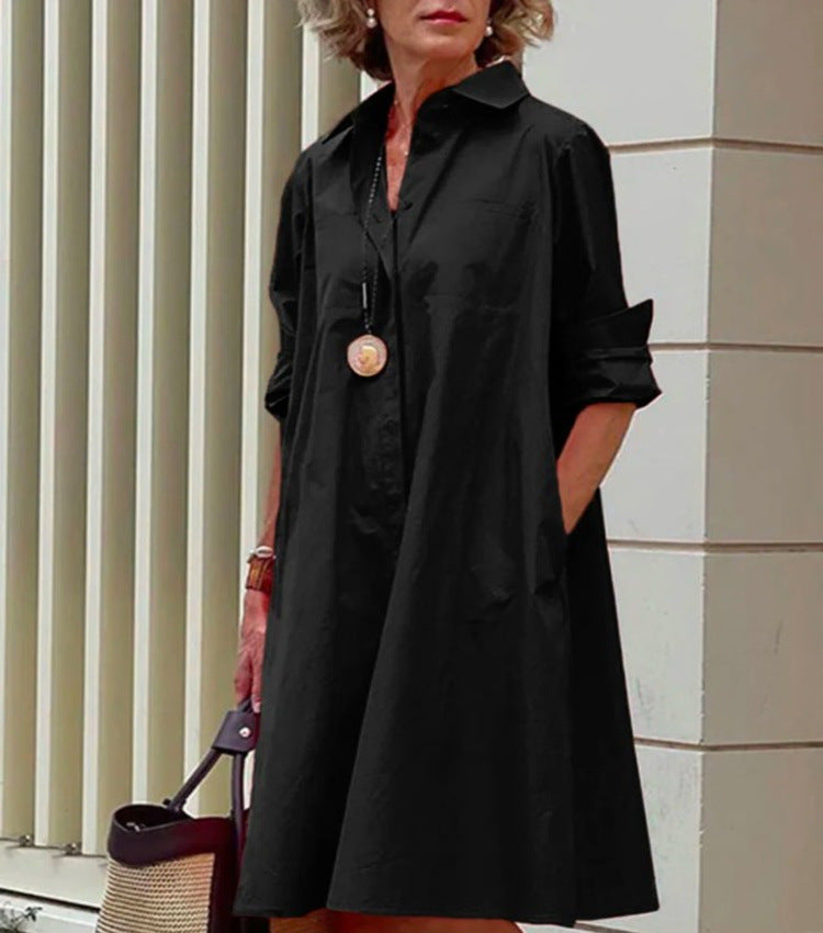 Laraine - Robe maxi avec volants et manches bouffantes