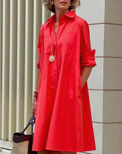 Laraine - Robe maxi avec volants et manches bouffantes