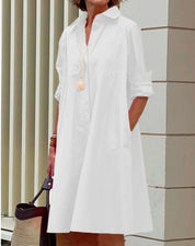 Laraine - Robe maxi avec volants et manches bouffantes