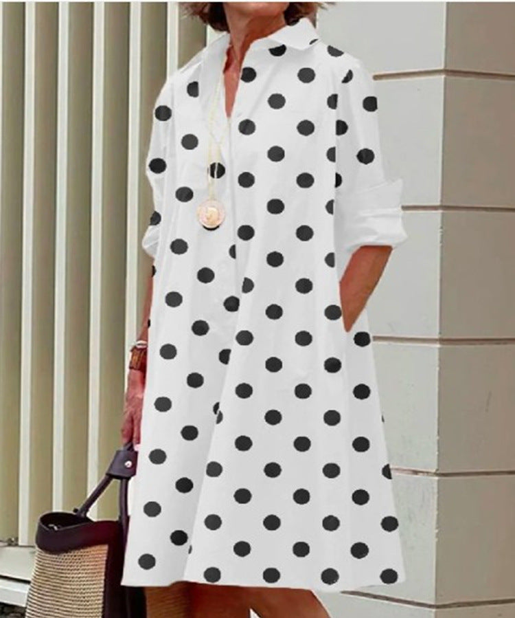 Laraine - Robe maxi avec volants et manches bouffantes