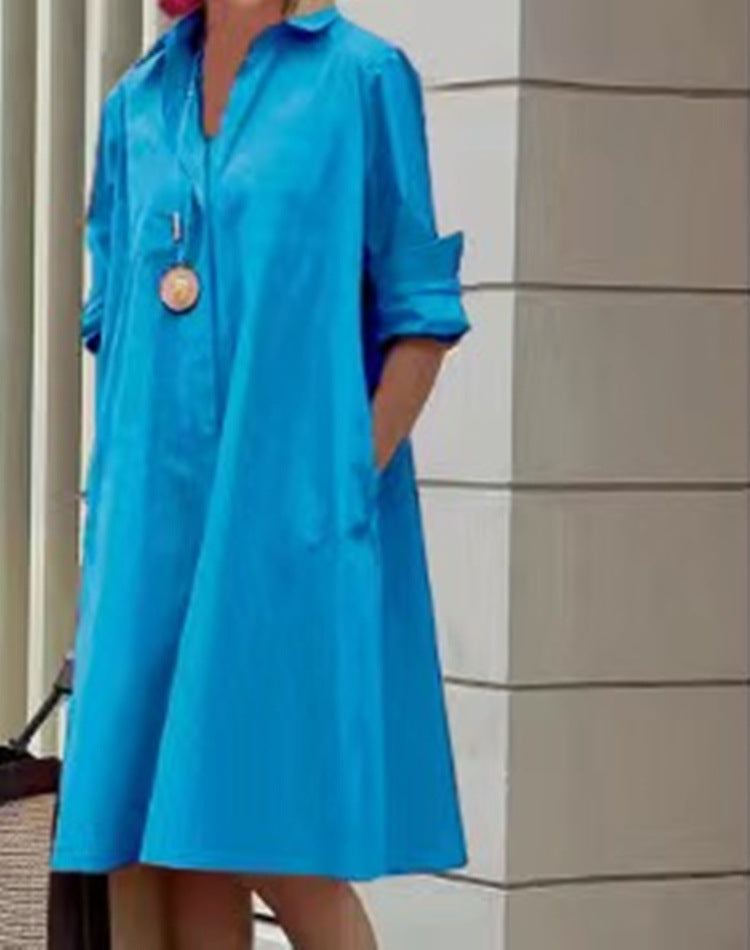 Laraine - Robe maxi avec volants et manches bouffantes