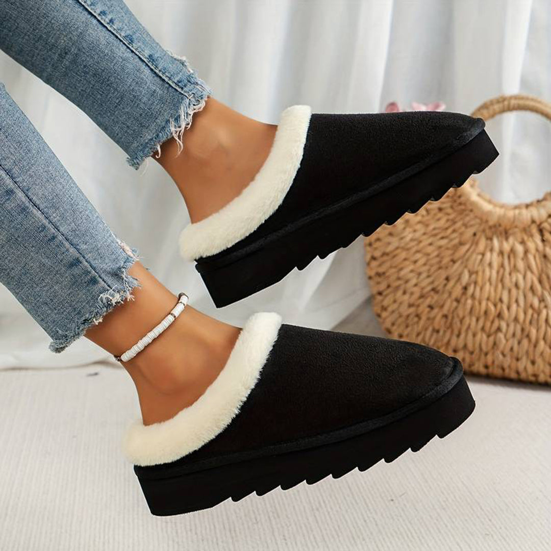 Warme Winterpantoffels Met Antislip Zool En Zachte Voering Voor Vrouwen