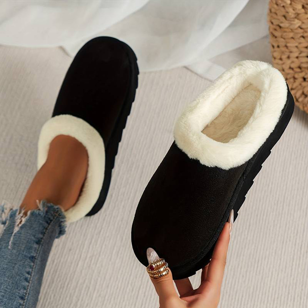 Warme Winterpantoffels Met Antislip Zool En Zachte Voering Voor Vrouwen