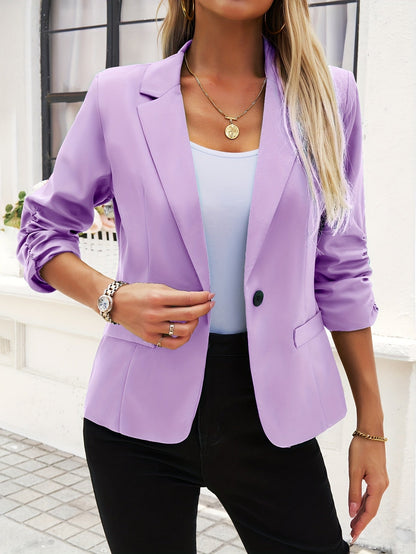 Fenna - Gekleurde Blazer met enkele knoop