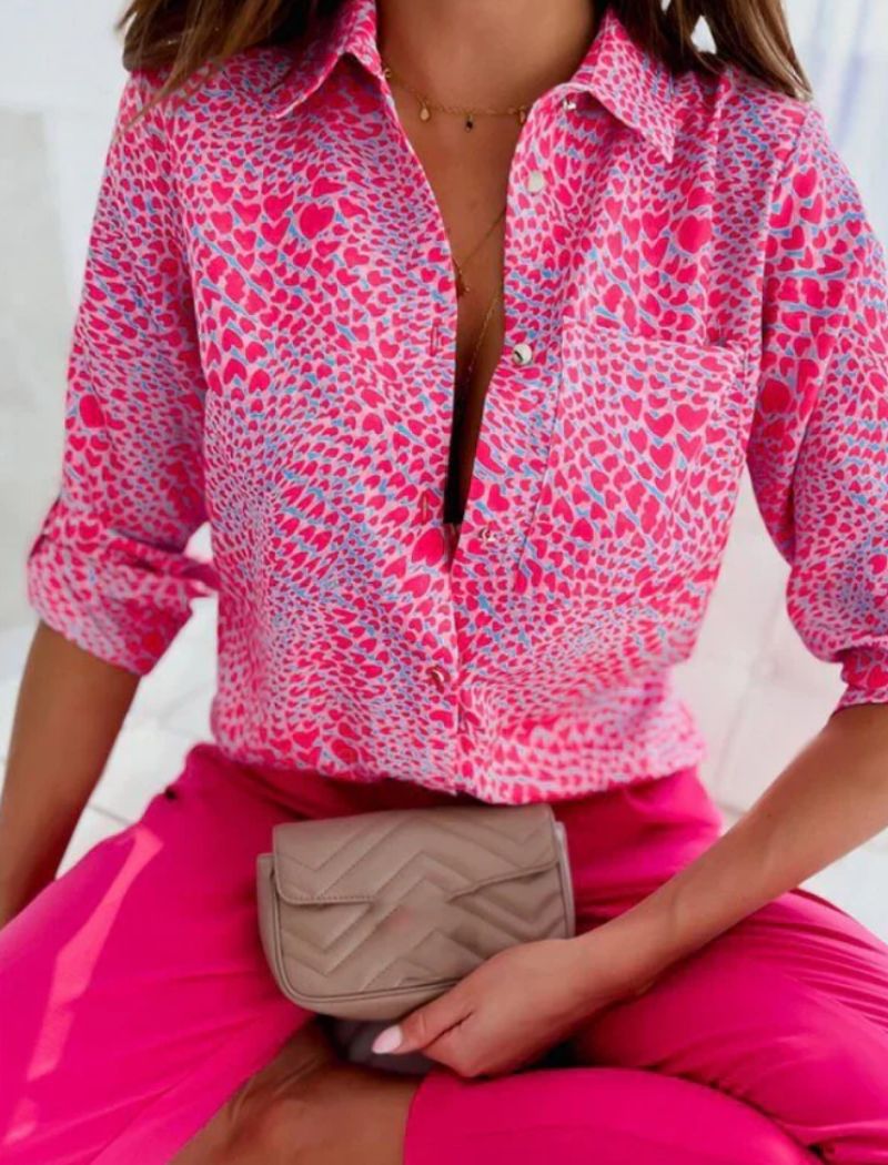 Blouse Dames | Elegant Print & Luchtig Zomercomfort
