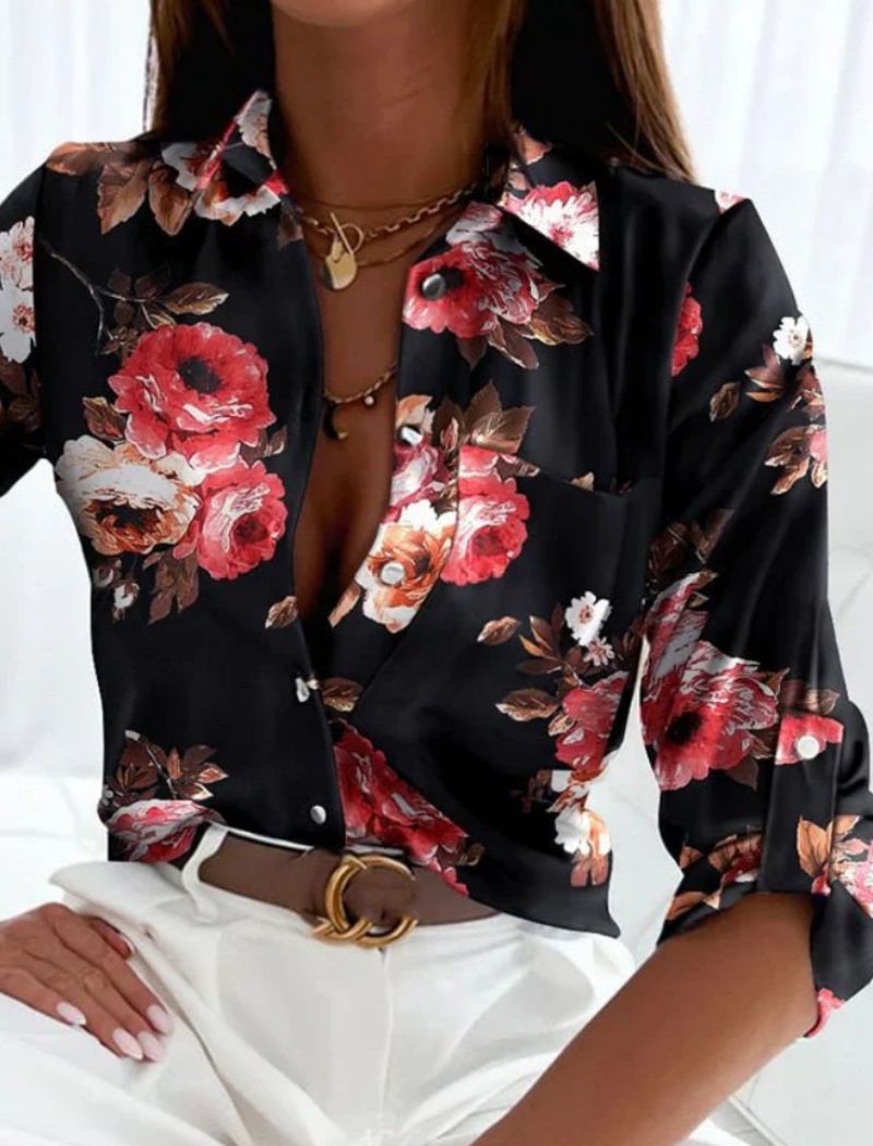Blouse Dames | Elegant Print & Luchtig Zomercomfort