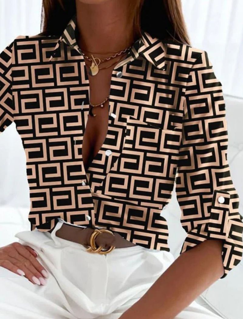 Blouse Dames | Elegant Print & Luchtig Zomercomfort