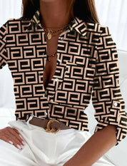 Blouse Dames | Elegant Print & Luchtig Zomercomfort
