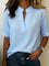 Blouse Dames | Elegante Verfijnde Kraag & Tijdloos Design