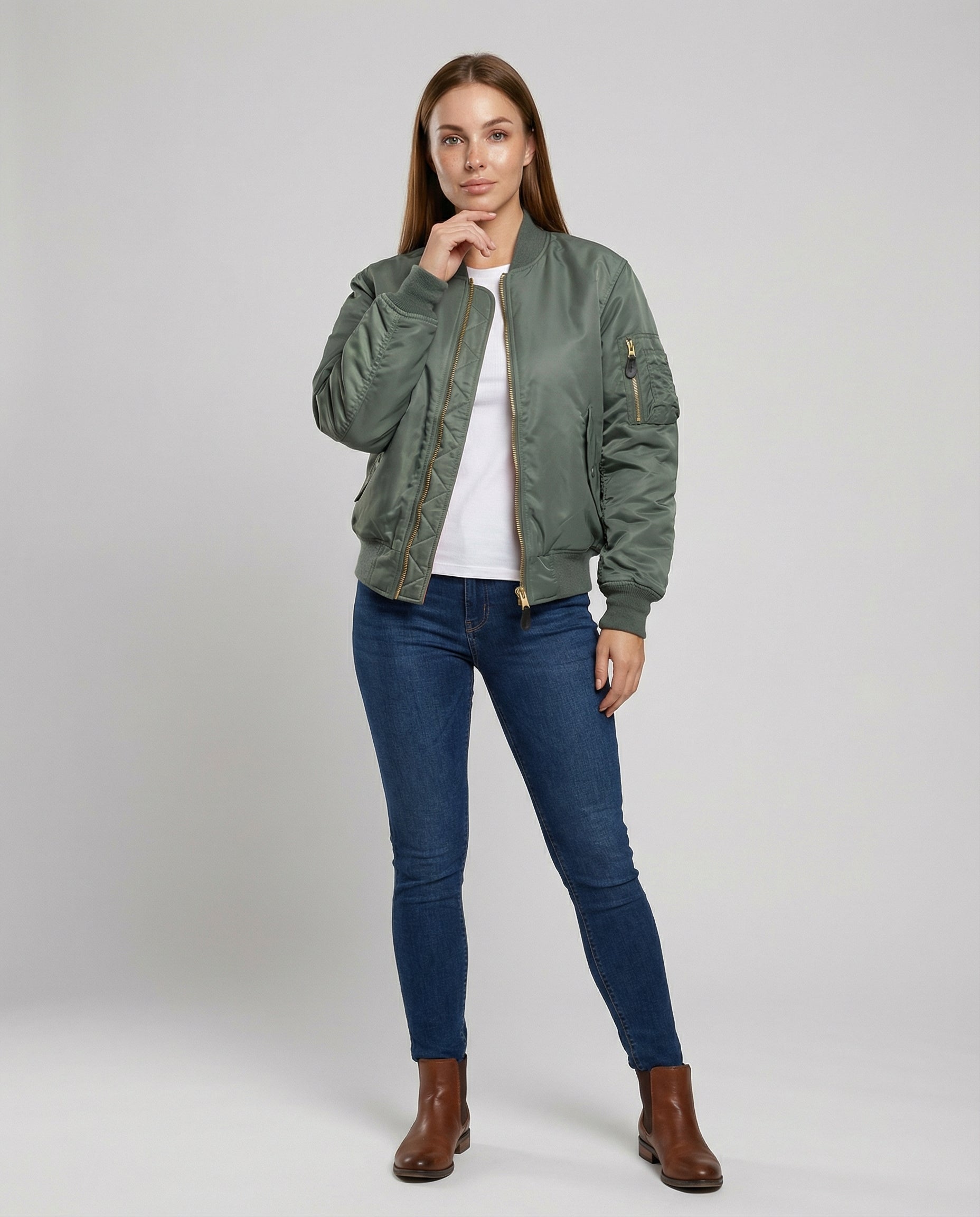Breezy | Timeless, Comfortable &amp; Versatile Women’s Bomber Jacket 1