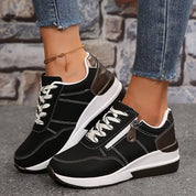 Damskie ortopedyczne sneakersy z amortyzacją i koturnem