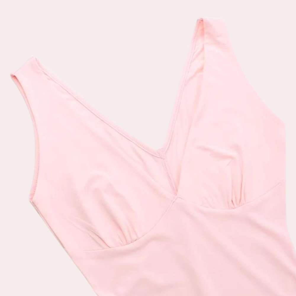 Meryl - Zomerse Avondjurk met V-hals voor Dames