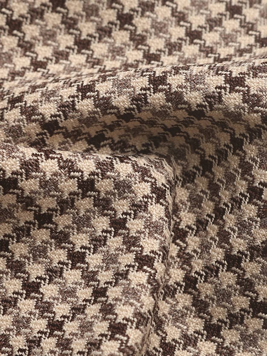 Elegante Comfortabele Getailleerde Geruite Dames Blazer