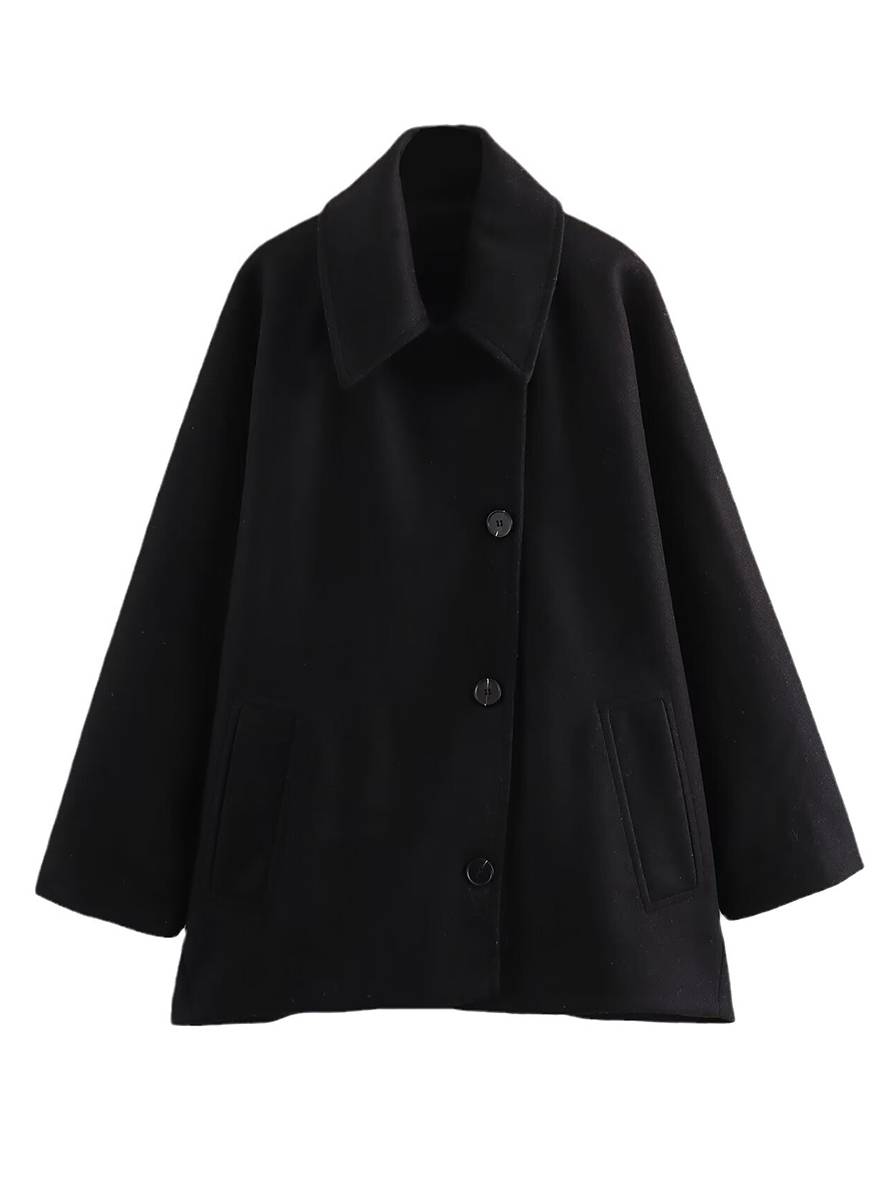 Oversized Peacoat Winterjas Warm En Elegant Voor Vrouwen