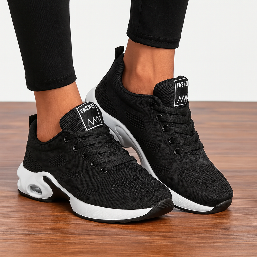 Lekkie damskie sneakersy do chodzenia i pracy z ortopedyczną podeszwą