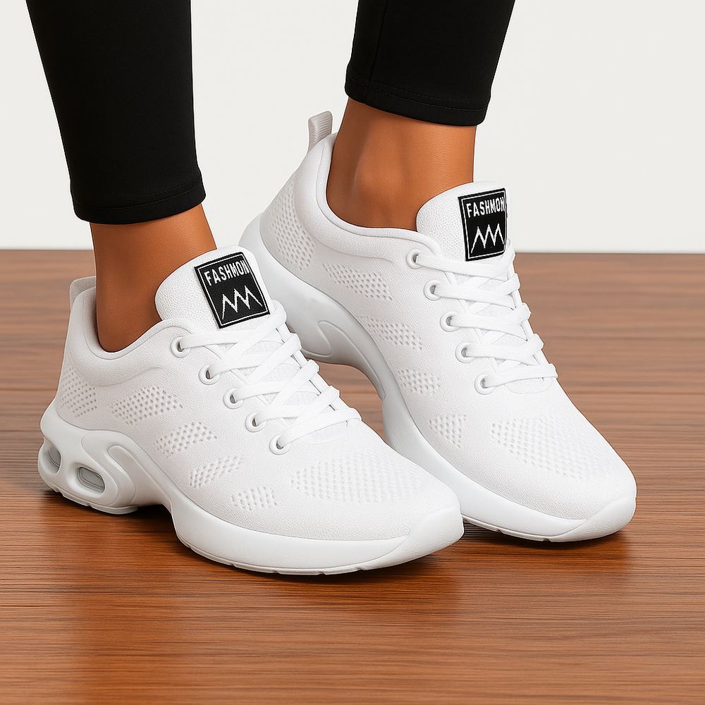 Lekkie damskie sneakersy do chodzenia i pracy z ortopedyczną podeszwą
