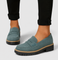 Dames Stoere Loafers Met Grove Profielzool En Blokhak – Groen