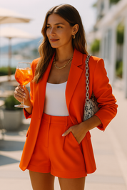 Salma - Zomerse blazer en shorts set