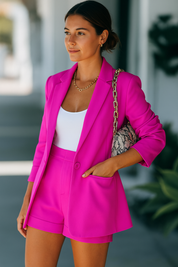 Salma - Zomerse blazer en shorts set