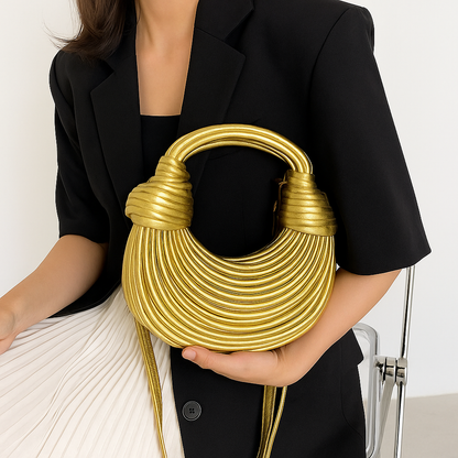 Handgeweven designer avondclutch