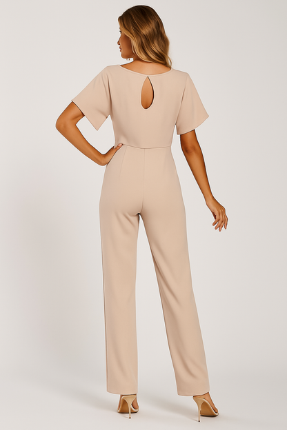 Jinte-Rose - Jumpsuit met strikdetail