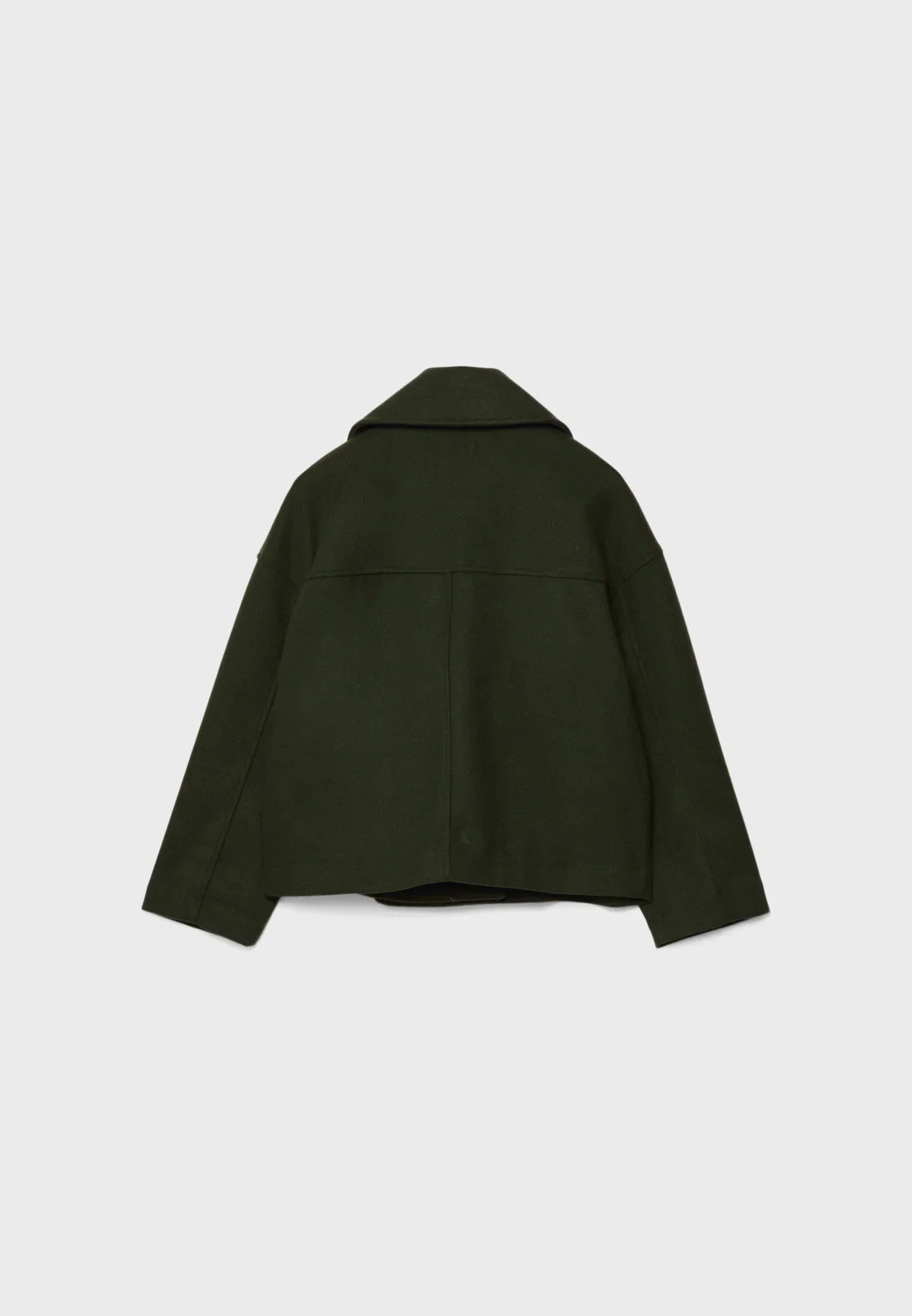 Jitske - Elegancka krótka kurtka peacoat z podwójnym zapięciem na guziki