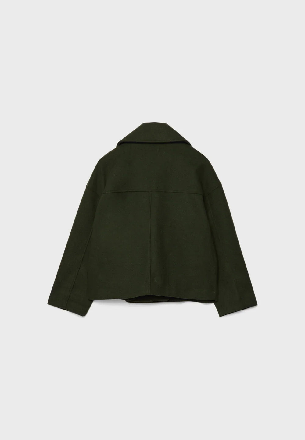 Jitske - Chique Korte Peacoat Jas met Dubbele Knoopsluiting