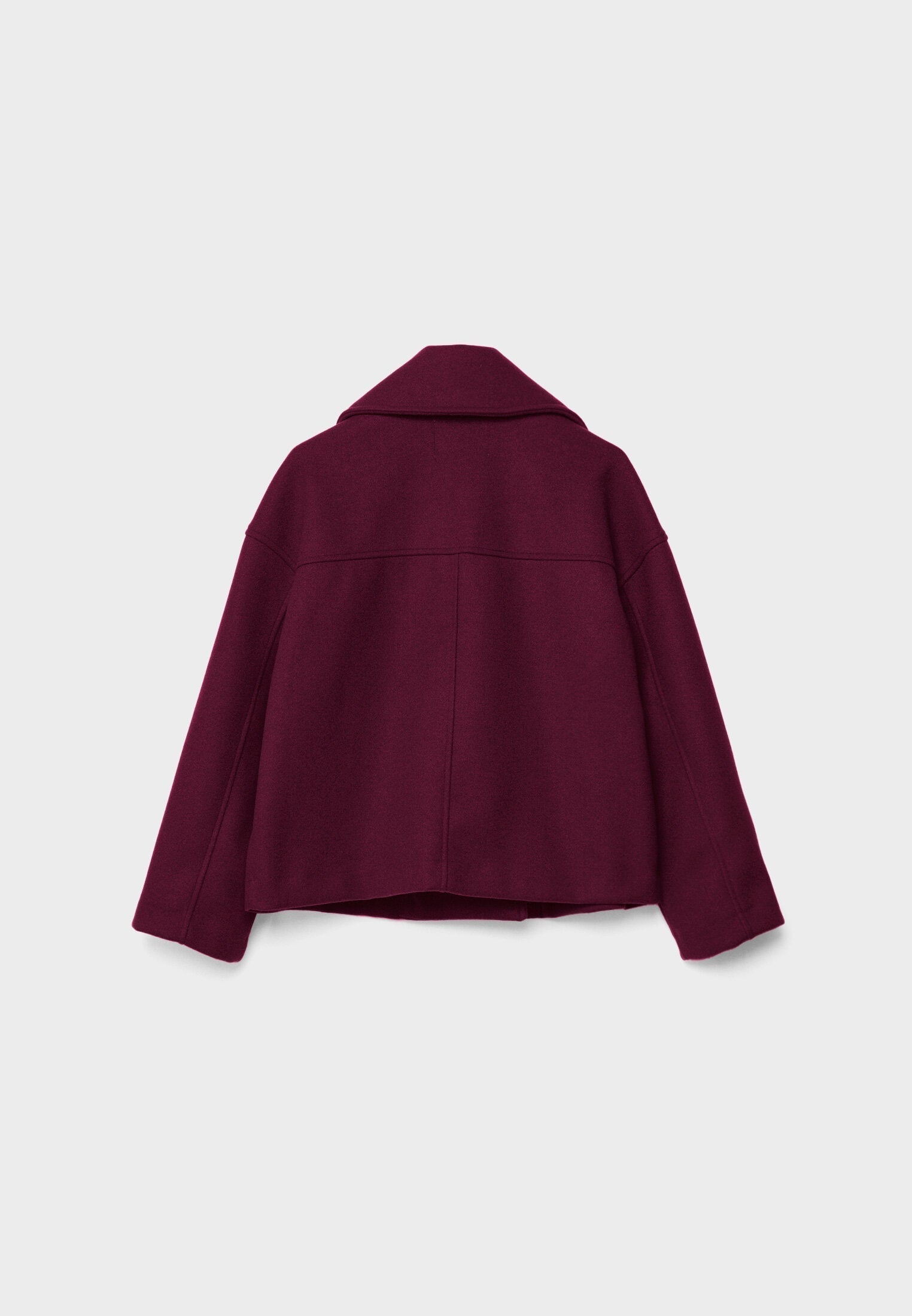 Jitske - Elegancka krótka kurtka peacoat z podwójnym zapięciem na guziki