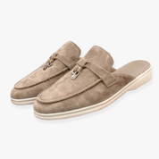 Comfortabele Dames Mules met Slip On Design en Platte Zool